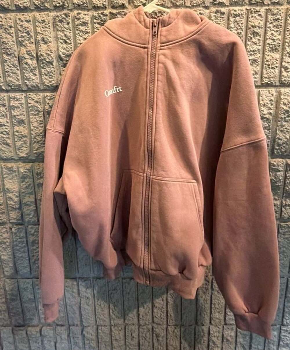 502 Comfrt Cloud Zip Hoodie Berry Pink Size Medium